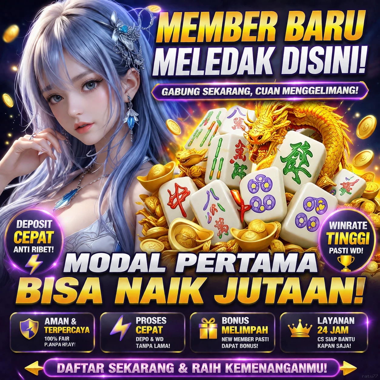 ratu77 Resmi - Unduh APK